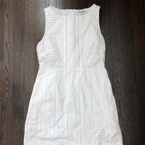 Madewell Eyelet Sleeveless Dress